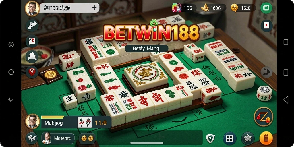 Tampilan gameplay Mahjong yang menegangkan dan menantang di BETWIN188.