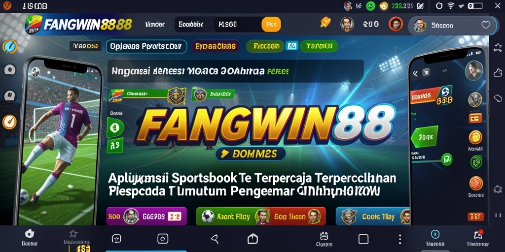 Tampilan utama FANGWIN88 dengan opsi taruhan olahraga yang lengkap.
