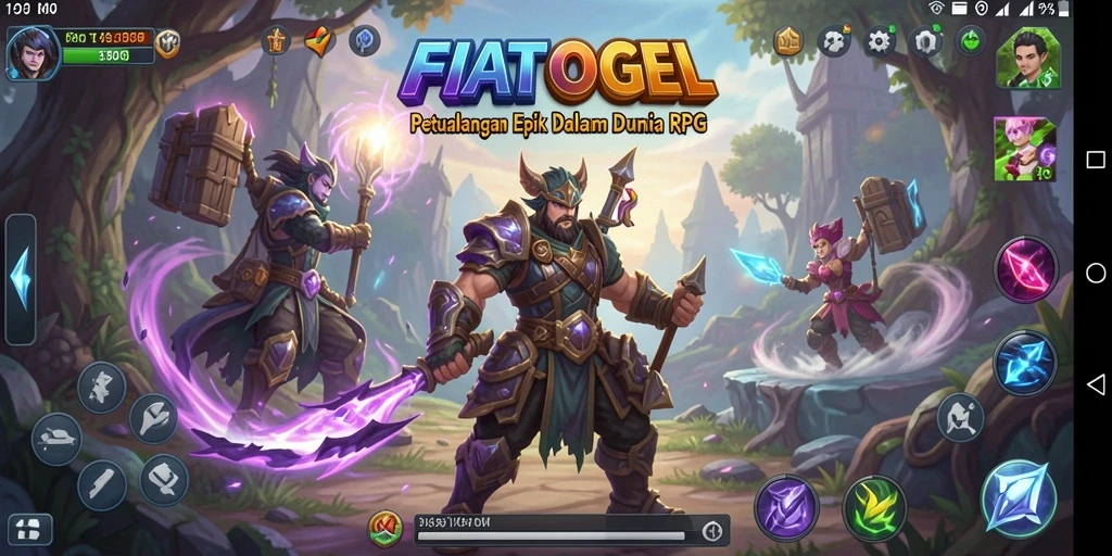Tampilan gameplay seru dan mendebarkan di FIATOGEL.