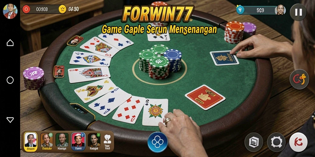 Gameplay seru Gaple di FORWIN77