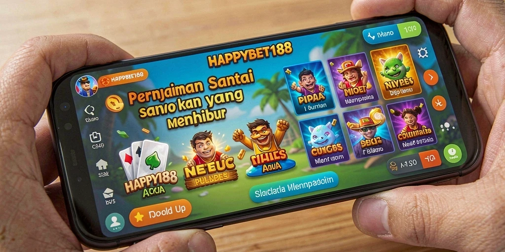 Screenshot gameplay HAPPYBET188 yang menarik dan menyenangkan.