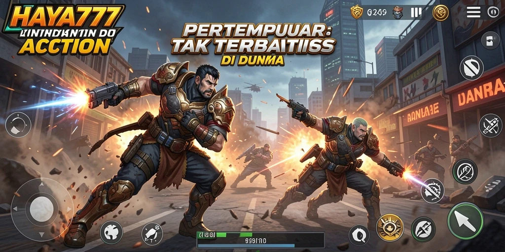 Tampilan aksi yang mendebarkan dalam HAYA777, penuh intensitas dan strategi.