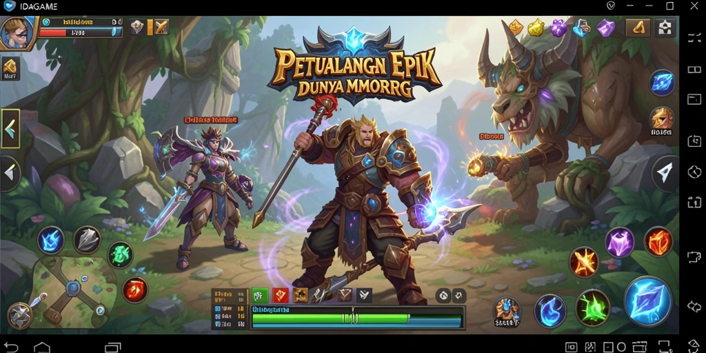 Gameplay seru dan menarik dalam dunia MMORPG IDAGAME.