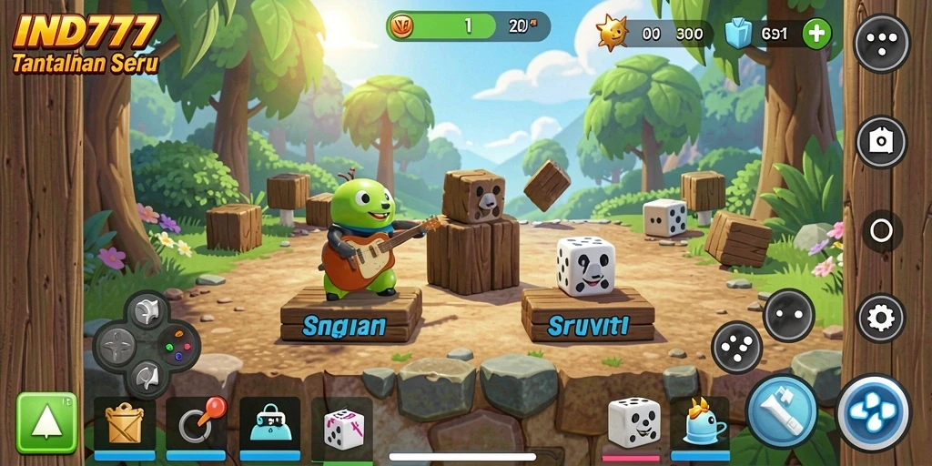 Tangkapan layar gameplay IND777 menampilkan tantangan puzzle yang seru.