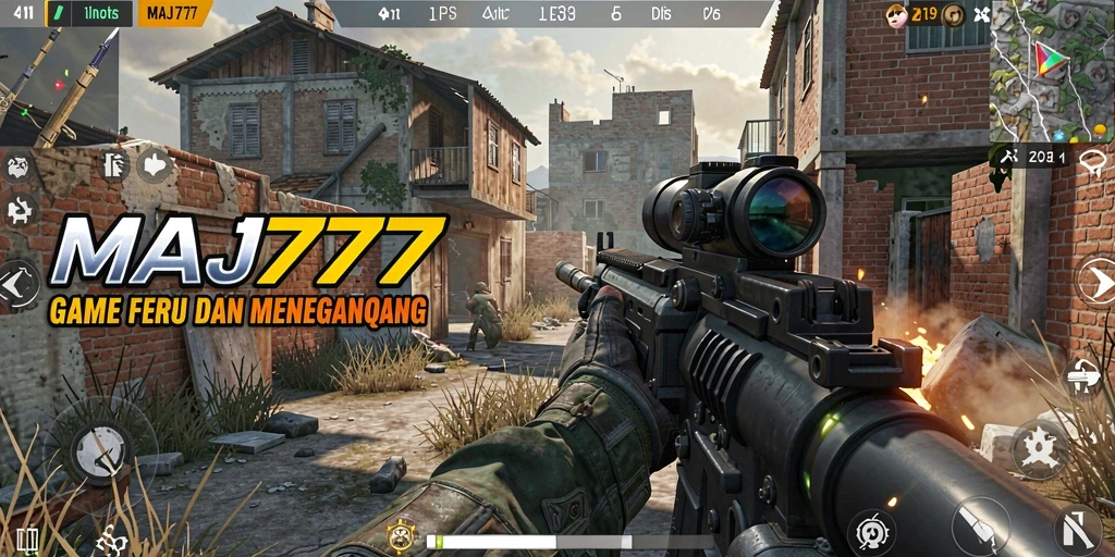 Screenshot dari gameplay <strong>MAJ777</strong> menunjukkan aksi tembak-menembak yang mendebarkan.