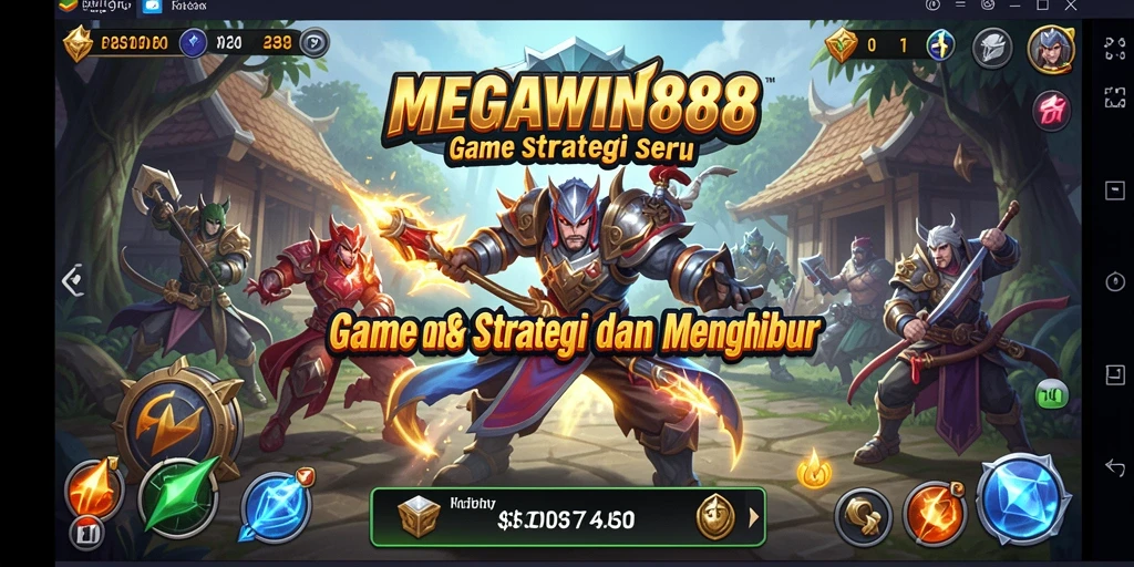 Tampilan gameplay seru di MEGAWIN888 dengan strategi yang mendebarkan.