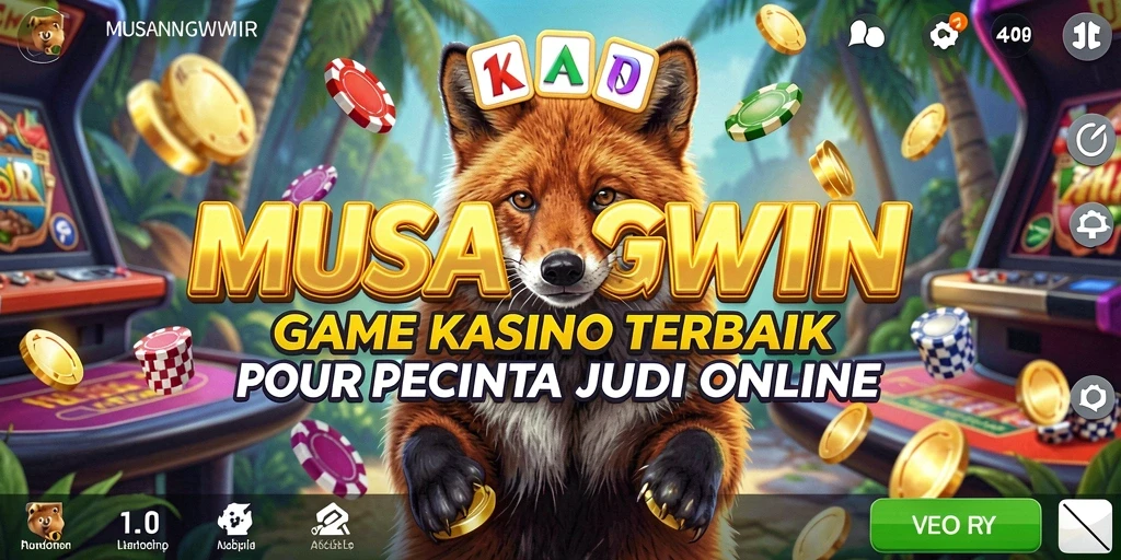 Tampilan gameplay Kasino yang mengasyikkan dan interaktif di MUSANGWIN.