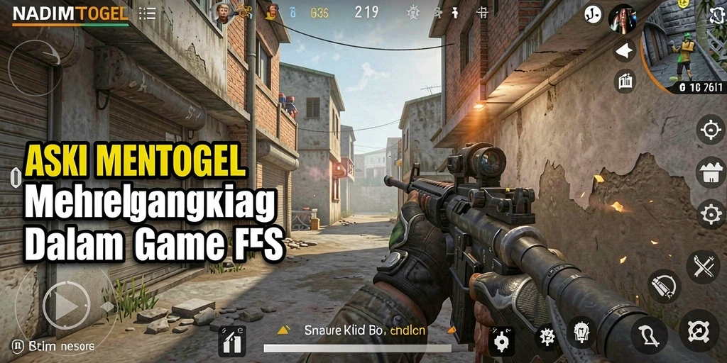 Tangkapan layar NADIMTOGEL dengan aksi menegangkan dalam mode FPS.