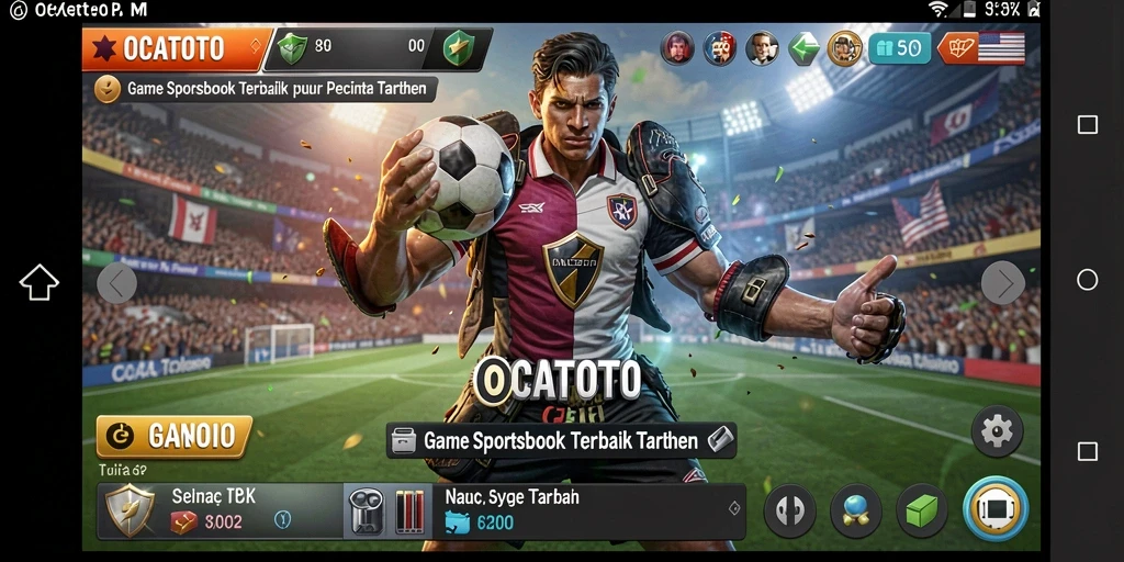 Screenshot gameplay OCATOTO menampilkan pengalaman taruhan yang seru.
