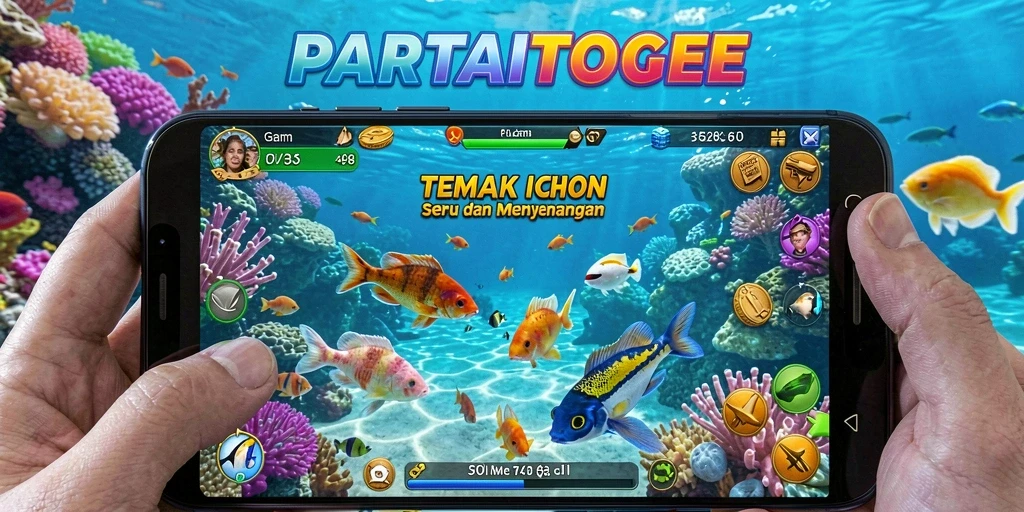 Tampilan gameplay seru PARTAITOGEL saat menangkap ikan.