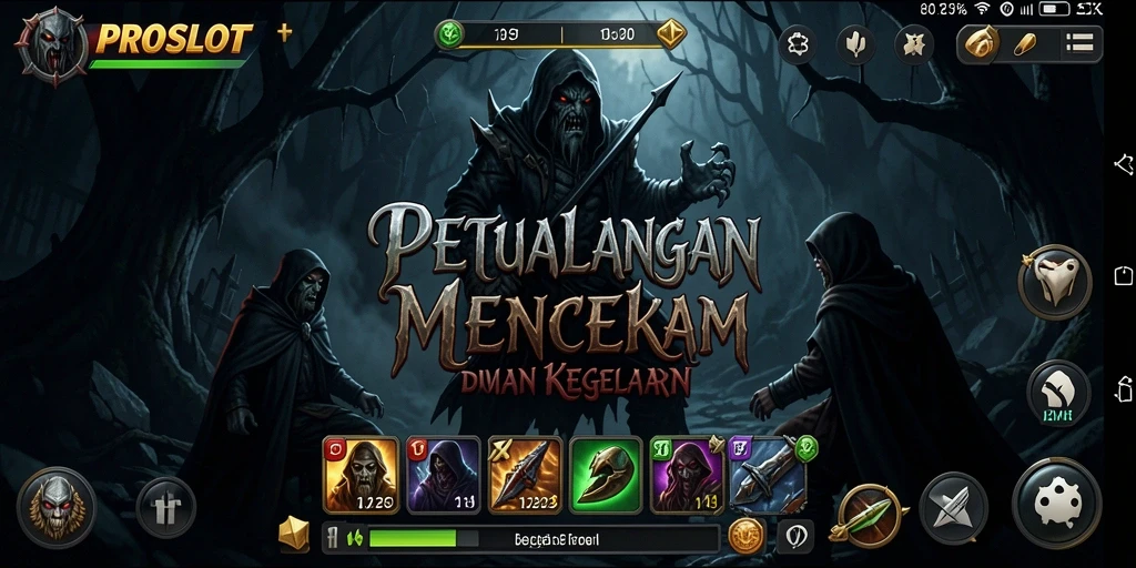 Gameplay PROSLOT yang menegangkan dan menyeramkan.