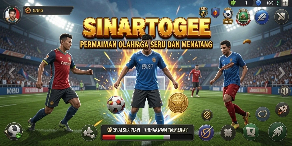 Gameplay SINARTOGEL menampilkan pengalaman olahraga yang dinamis dan interaktif.