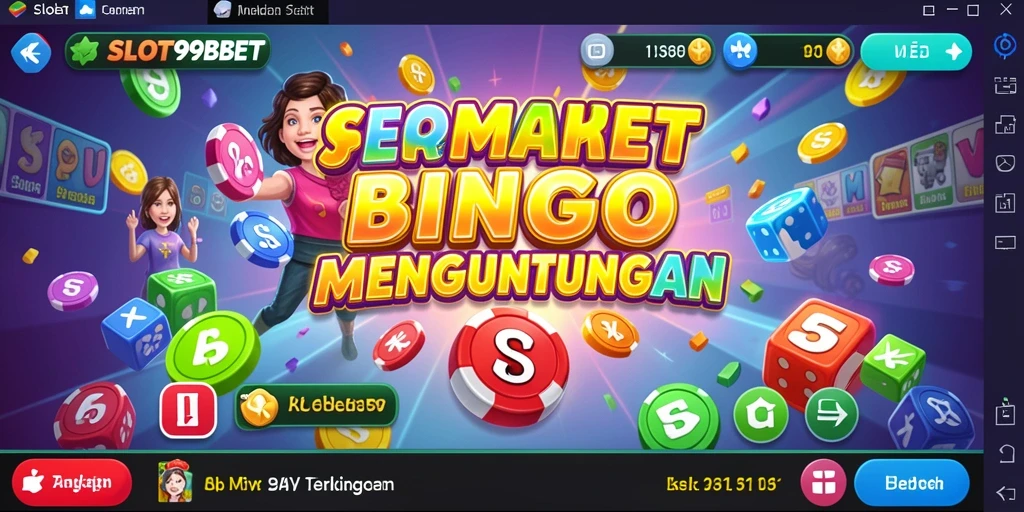 Tampilan menarik dari permainan Bingo di SLOT99BET.