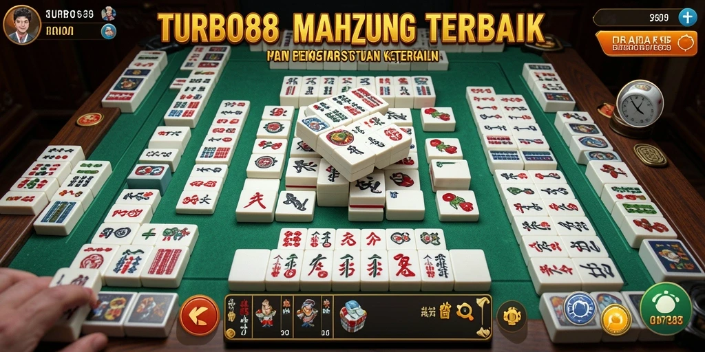 Screenshot TURBO88 yang menampilkan aksi permainan Mahjong yang seru dan menantang.